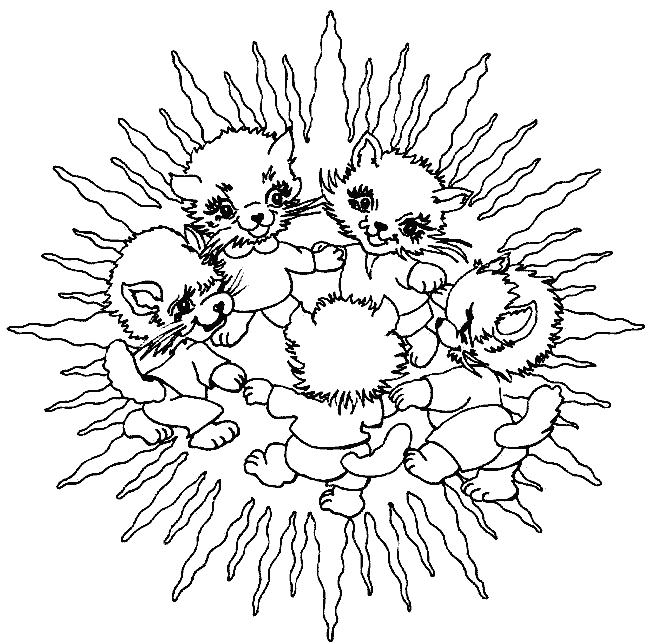 Kids-n-fun.com | Coloring page Mandala animal Mandala animal